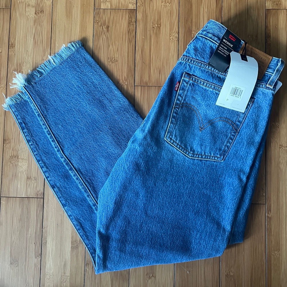 Levi's Light Blue Straight Leg Jeans